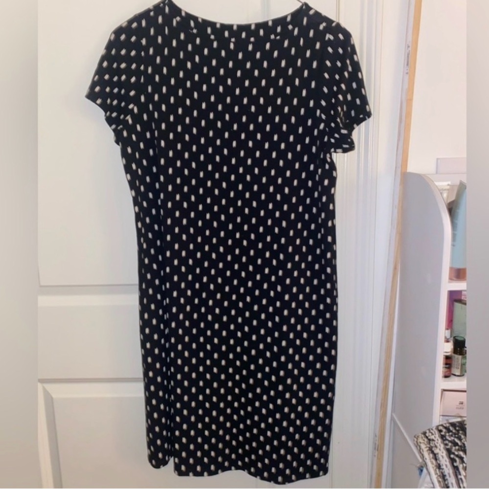 J Jill Wearable Collection Black And White Dress